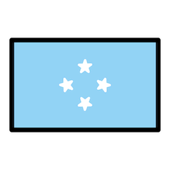 密克罗尼西亚国旗 on Openmoji