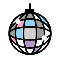 🪩 Palla da discoteca Emoji su Openmoji