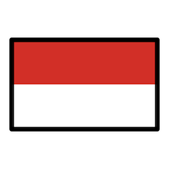 🇲🇨 Bandiera del Principato di Monaco Emoji su Openmoji