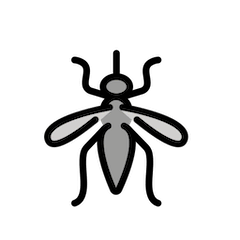 🦟 Mosquito Emoji en Openmoji