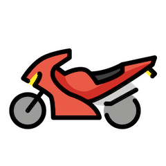 Motocicletă on Openmoji