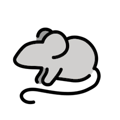 🐁 Mouse Emoji in Openmoji
