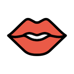 👄 Mouth Emoji in Openmoji