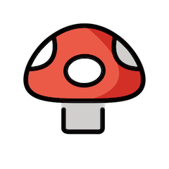 Mushroom Emoji in Openmoji