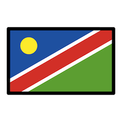 Flagge von Namibia on Openmoji