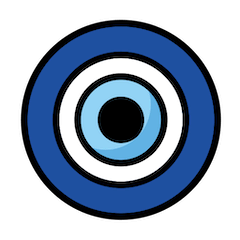 Amuleto de ojo turco Emoji Openmoji
