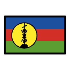 Флаг Новой Каледонии Эмодзи в Openmoji
