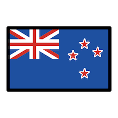 Flag: New Zealand Emoji in Openmoji