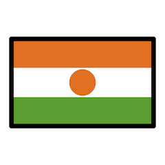 니제르 깃발 on Openmoji
