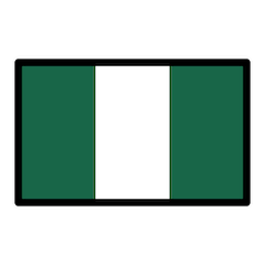 Флаг Нигерии Эмодзи в Openmoji