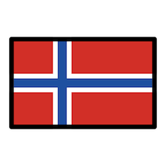 Flag: Norway Emoji in Openmoji