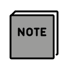 Notebook Emoji in Openmoji