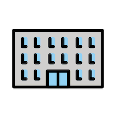 Office Building Emoji in Openmoji