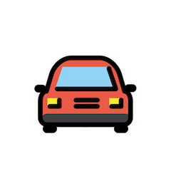 🚘 Carro de frente Emoji nos Openmoji