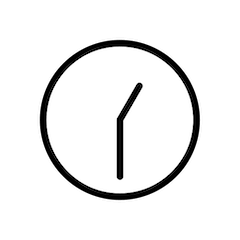 🕜 Ein Uhr dreißig Emoji auf Openmoji