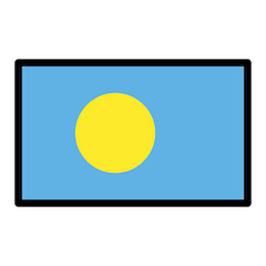 Cờ Palau on Openmoji