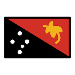 🇵🇬 Bandera de Papúa Nueva Guinea Emoji en Openmoji