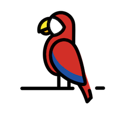 🦜 Papagaio Emoji nos Openmoji