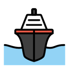🛳️ Barco de pasajeros Emoji en Openmoji