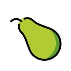 Pear on Openmoji