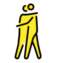 People Hugging Emoji in Openmoji