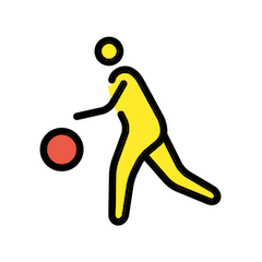 ⛹️ Person Bouncing Ball Emoji in Openmoji