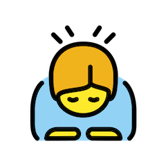 Person Bowing on Openmoji