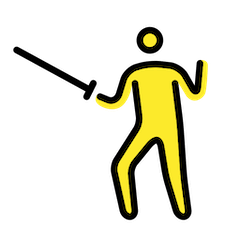 🤺 Person Fencing Emoji in Openmoji