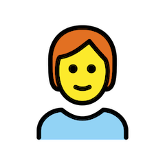 🧑‍🦰 Pessoa com cabelo ruivo Emoji nos Openmoji