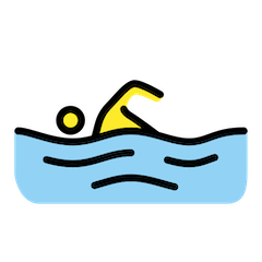 🏊 Schwimmer(in) Emoji auf Openmoji