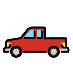 Pickup Truck Emoji in Openmoji