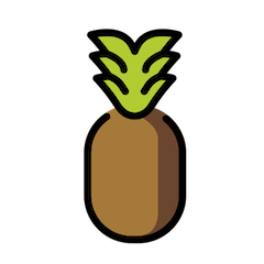 Ananás Emoji Openmoji