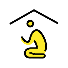 🛐 Lugar de culto Emoji en Openmoji