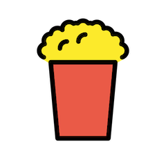 Palomitas de maíz Emoji Openmoji