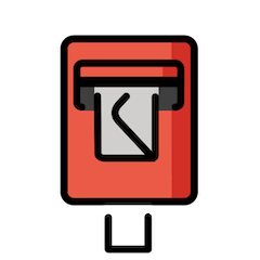 Postbox on Openmoji