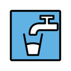 Grifo de agua Emoji Openmoji