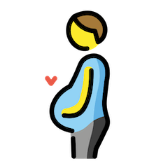 🫃 Pregnant Man Emoji in Openmoji