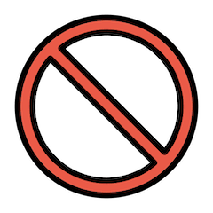 Proibito Emoji Openmoji