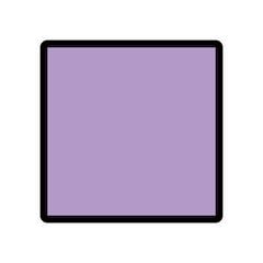 Quadrato viola Emoji Openmoji