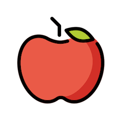 Roter Apfel on Openmoji