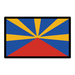 Flag: Réunion on Openmoji