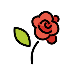 Rose on Openmoji