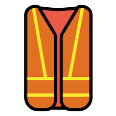 Safety Vest Emoji in Openmoji