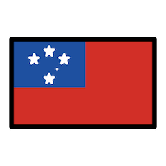 🇼🇸 Bandeira de Samoa Emoji nos Openmoji