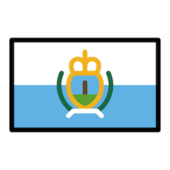 Flag: San Marino Emoji in Openmoji