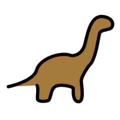 Dinozaur on Openmoji