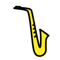 🎷 Saxophone Emoji in Openmoji