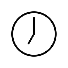 Seven O’clock Emoji in Openmoji