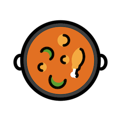 Shallow Pan Of Food Emoji in Openmoji