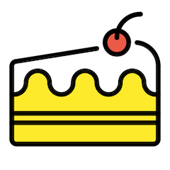🍰 Kuchen Emoji auf Openmoji